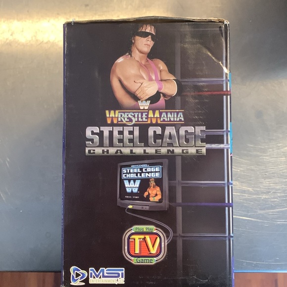 WWE WWF WRESTLING WRESTLEMANIA STEEL CAGE CHALLENGE PLUG N PLAY TV GAME NES Port - Picture 5 of 6